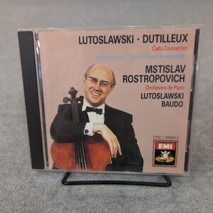 Lutoslawski Dutilleux Cello Concertos Rostropovich EMI Classical CD